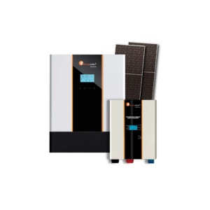 3kW Solar System Package with 1 5kWh lithium battery, a 3kW inverter and 2x 550W panels